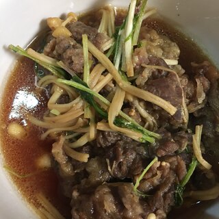 簡単牛肉炒め